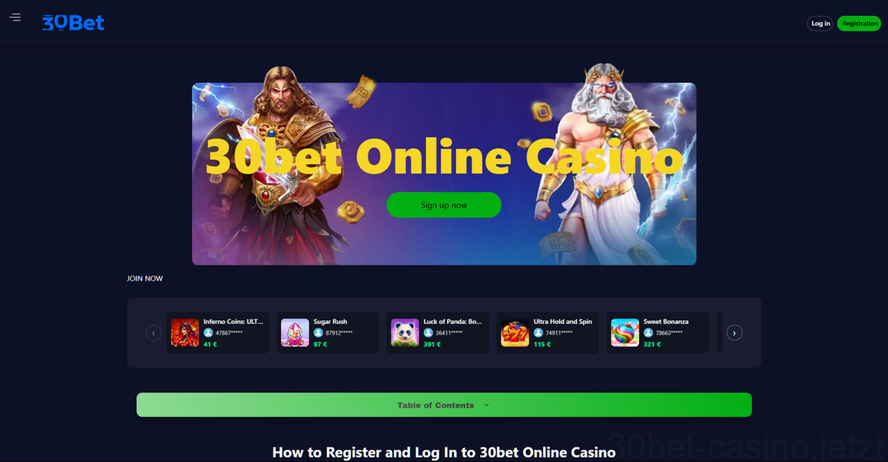 30bet Casino Casino